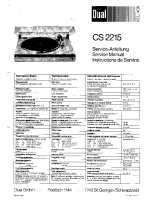 Dual CS-2215-Service-Manual 